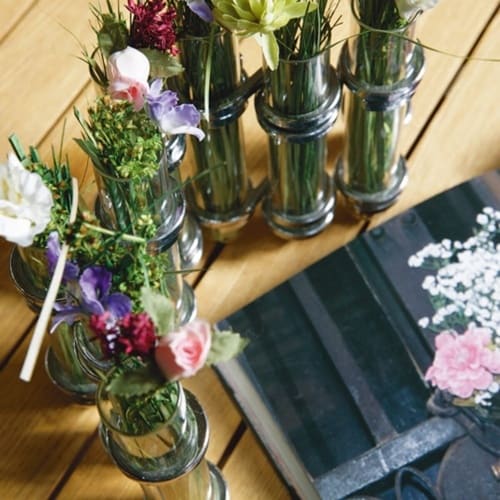 ダルトン 花瓶 リンクチューブベース シルバー