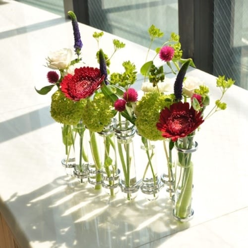 ダルトン 花瓶 リンクチューブベース シルバー