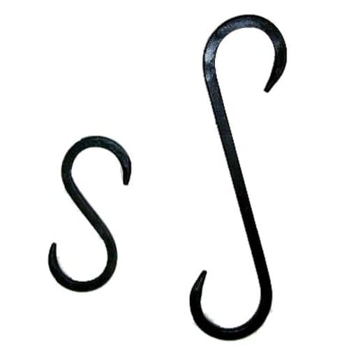 S字フック 長さ16cm アイアン Sかん