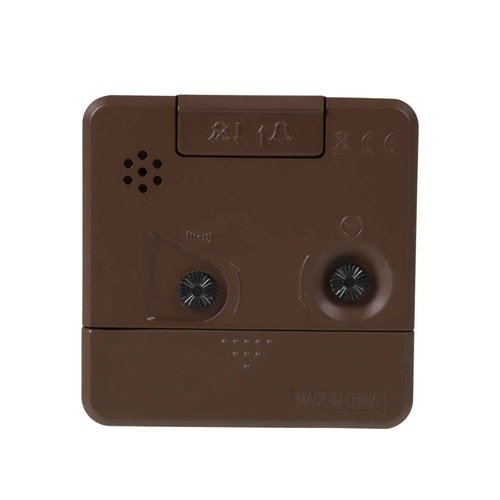 目覚まし時計 MAG 電子音目覚まし時計 ブラウン