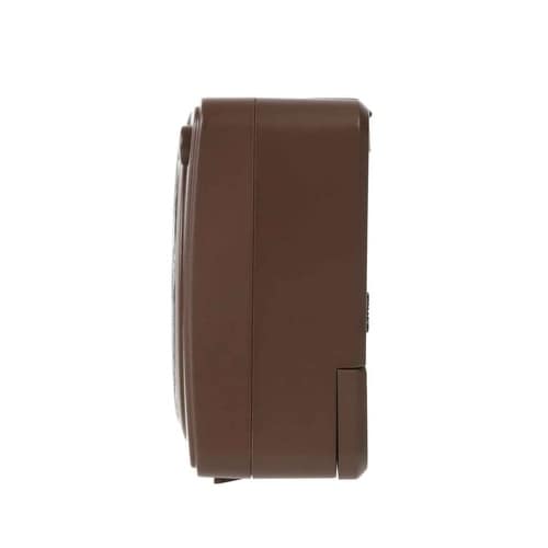 目覚まし時計 MAG 電子音目覚まし時計 ブラウン