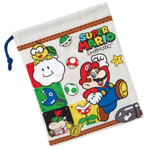 コップ袋 巾着袋 キャラクター スーパーマリオ23