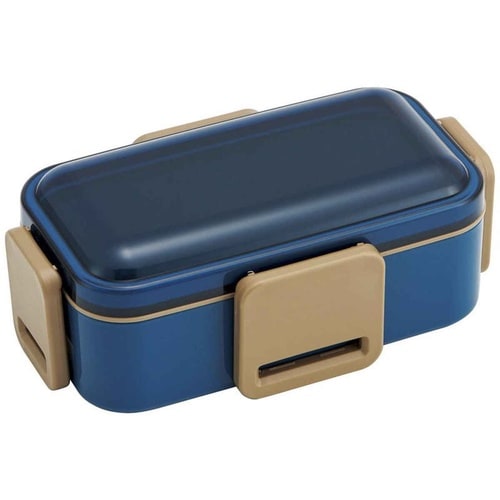 お弁当箱 抗菌2段ふわっと弁当箱 オーシャンブルー