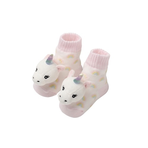 靴下 ベビー プレゼントラトルソックス ユニコーン