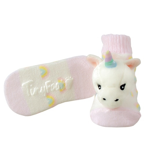 靴下 ベビー プレゼントラトルソックス ユニコーン