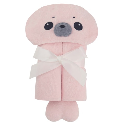 ベビータオル フード バスタオル アザラシ