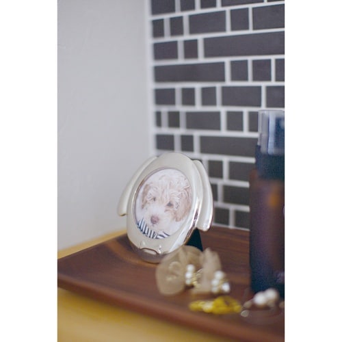 フォトフレーム Coco イヌ ペット シルバー