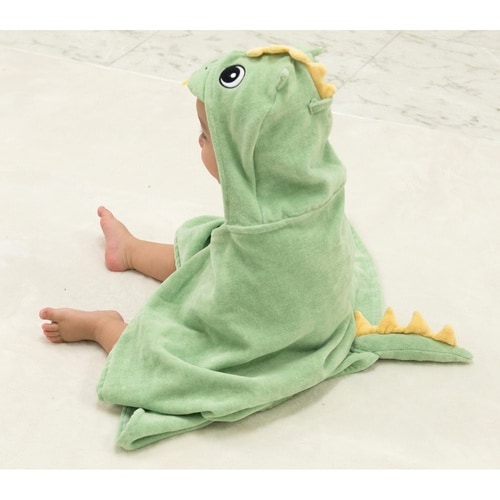 タオル ベビー フードバスタオル ザウルス