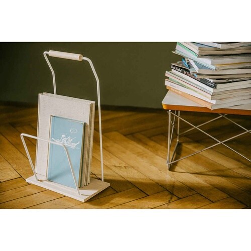 マガジンラック サイドバイサイド ホワイト