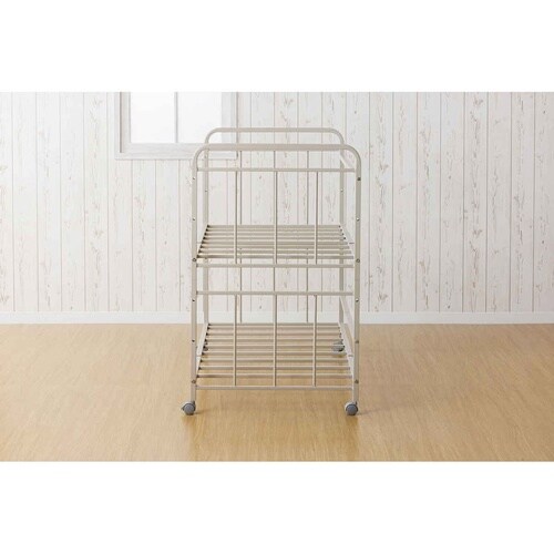 布団収納ラック2段 グレージュ