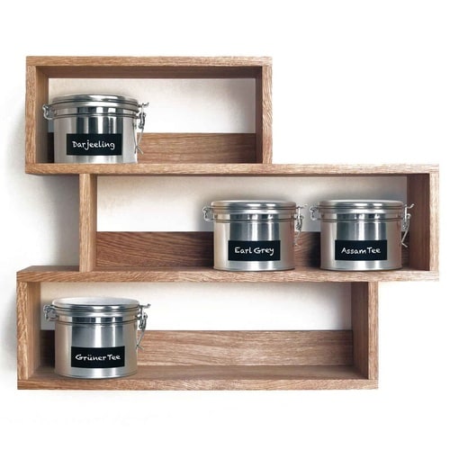 SIDE BY 保存容器 Tea Cans 3個入