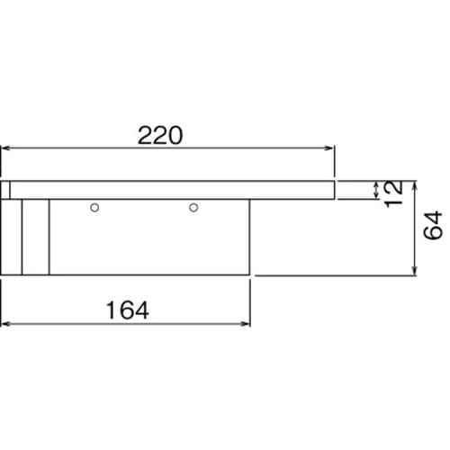 シェルフ カドアールシェルフ 22cm ナチュラル
