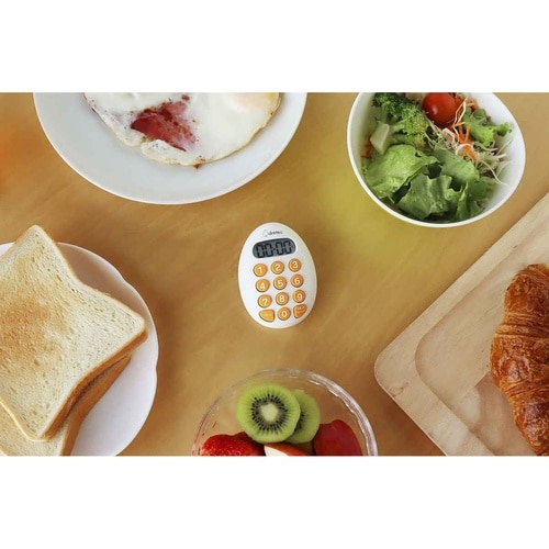 キッチンタイマー たまご型 ホワイト