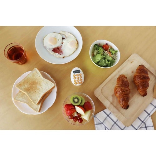 キッチンタイマー たまご型 ホワイト