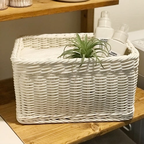 かご 洗える 抗菌素材 ストレージBOX ホワイト