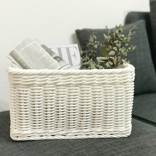 かご 洗える 抗菌素材 ストレージBOX ホワイト