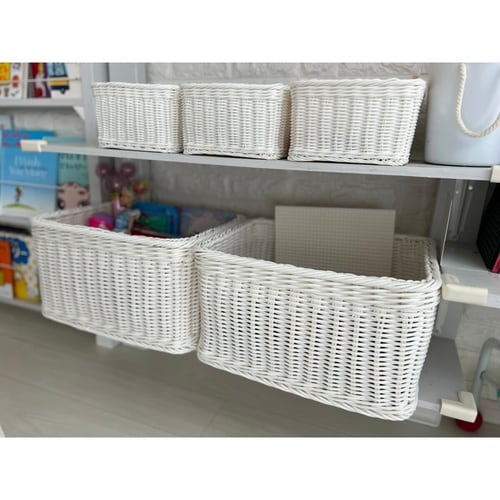 かご 洗える 抗菌素材 ストレージBOX ホワイト