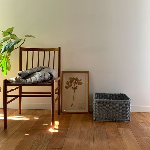 かご 洗える 抗菌素材 ストレージBOX グレー