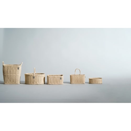 かご 洗える 抗菌素材 ストレージBOX ベージュ