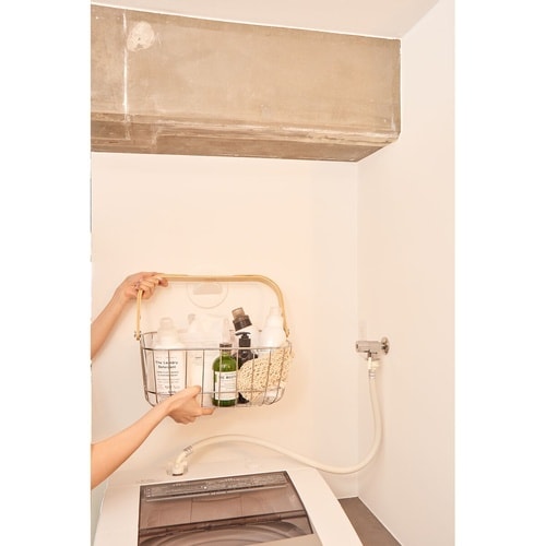 収納ボックス Pitfit キャリーバスケット S