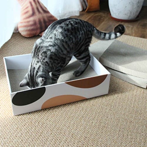 爪とぎ 猫 箱型波状爪とぎ 3個入り