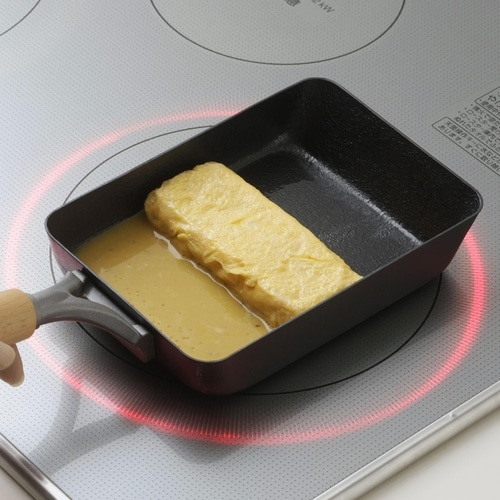 卵焼き器 IH対応 鉄製 ファイバーエンボス