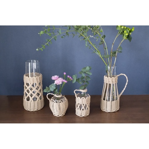 花瓶 ヴァス フェイクPE 柳フラワーベース