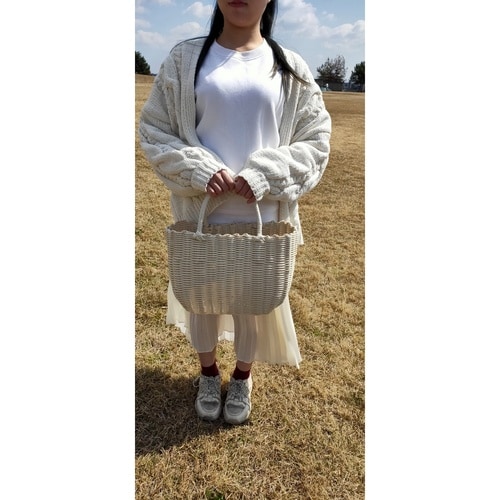 バスケット al.atte ベージュ