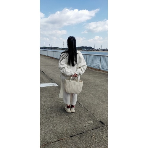 バスケット al.atte ベージュ