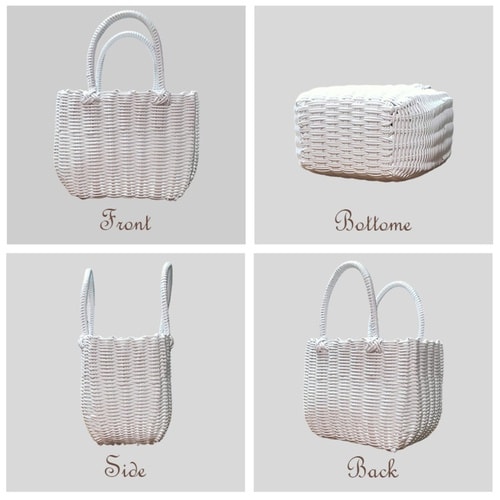 バスケット al.atte ベージュ