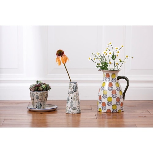 植木鉢 ポーリッシュポット D 受け皿付き ウリー