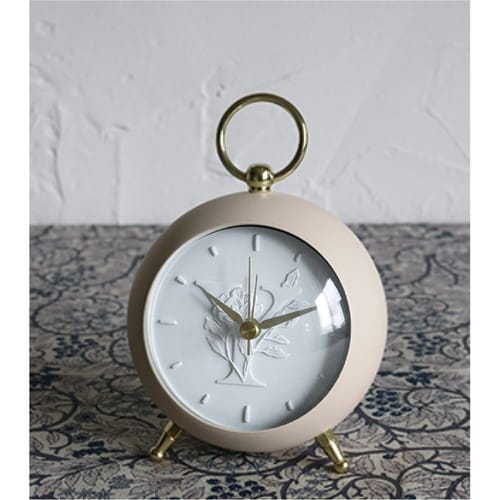 目覚まし時計 イニシャル 連続秒針 Y