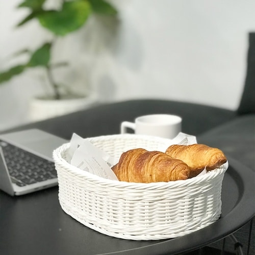 かご KLEANE PLUS 洗える ホワイト