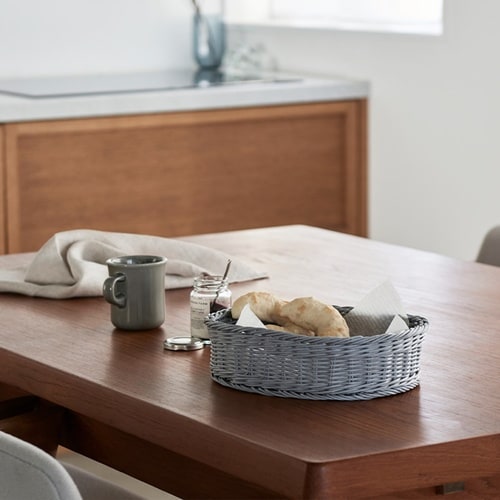 かご KLEANE PLUS 洗える グレー