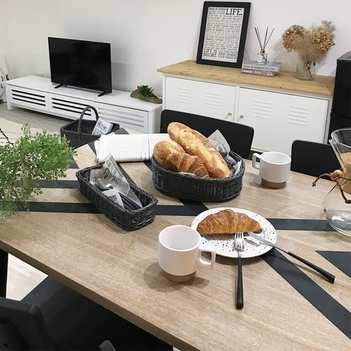 かご KLEANE PLUS 洗える ダークグレー