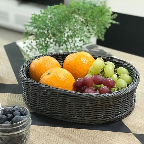 かご KLEANE PLUS 洗える ダークグレー