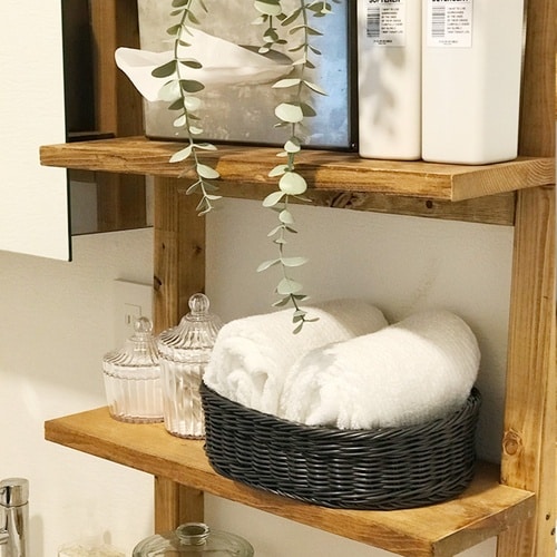 かご KLEANE PLUS 洗える ダークグレー