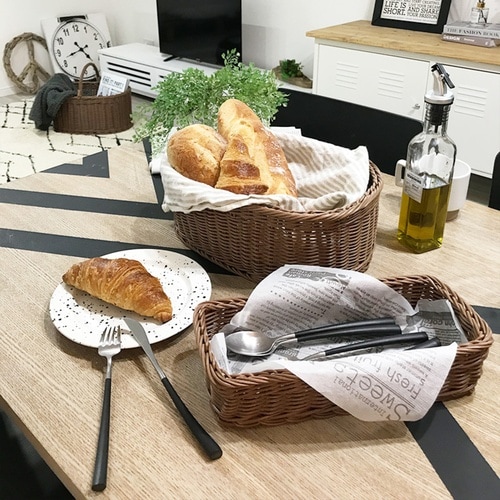 かご KLEANE PLUS 洗える ブラウン