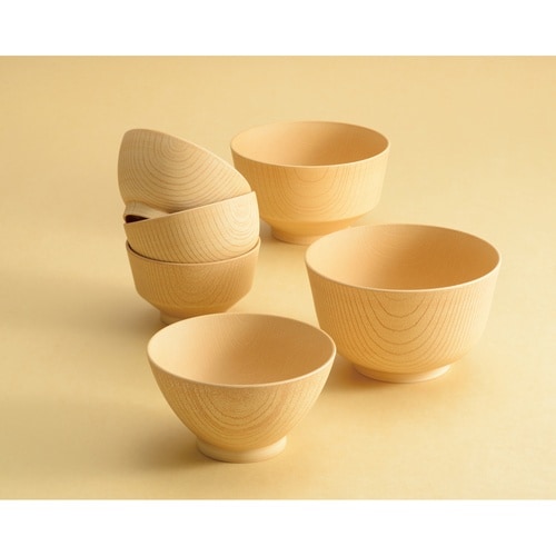 丼鉢 白樹 抗菌 羽反 駒型