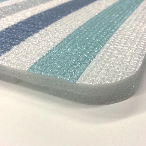 風呂マット ボーダー 85×60cm