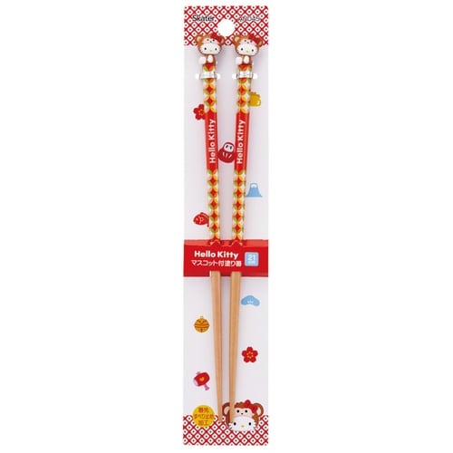箸 マスコット付塗箸 ハローキティ申