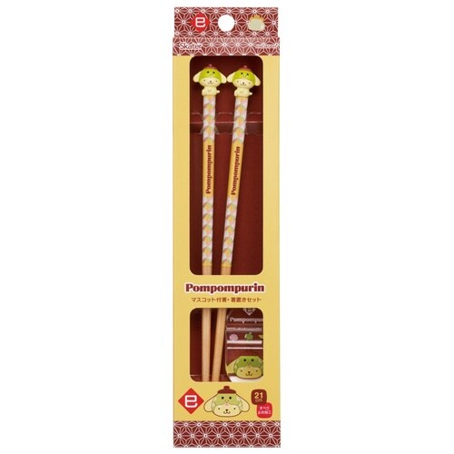 箸 マスコット付箸・箸置き ポムポムプリン巳