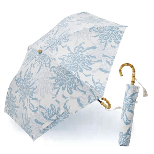 日傘 河馬印本舗 2段 折りたたみ傘 晴雨兼用 菊