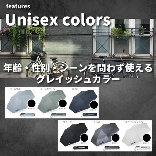 折りたたみ傘 innovator スリム ブラック