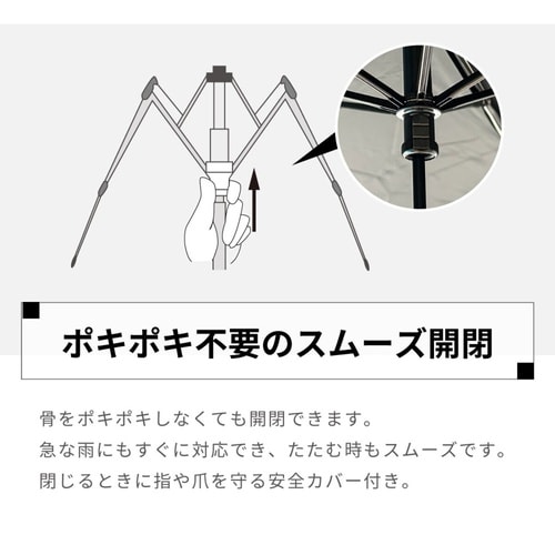 折りたたみ傘 innovator スリム ブラック