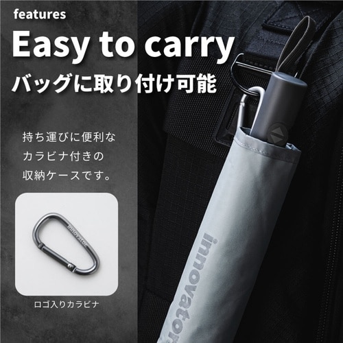 折りたたみ傘 innovator スチールグレー