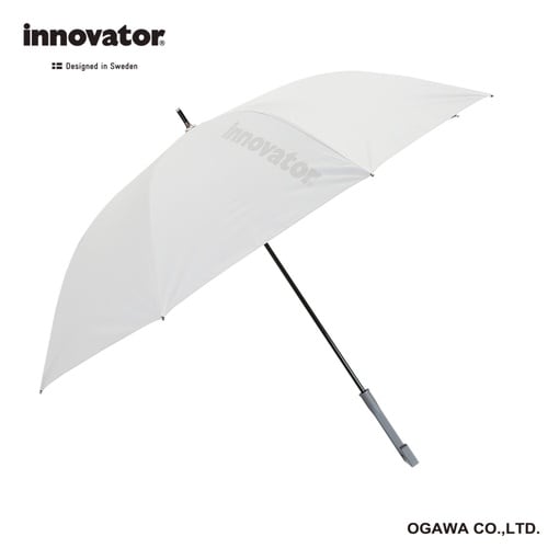 長傘 innovator ホワイト×グレー