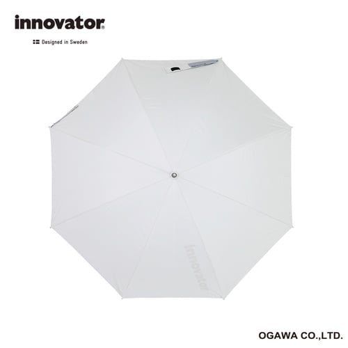 長傘 innovator ホワイト×グレー