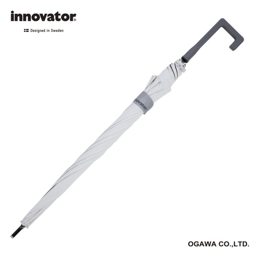 長傘 innovator ホワイト×グレー