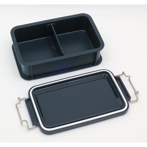 弁当箱 600ml 一段 弁当箱 ネイビー